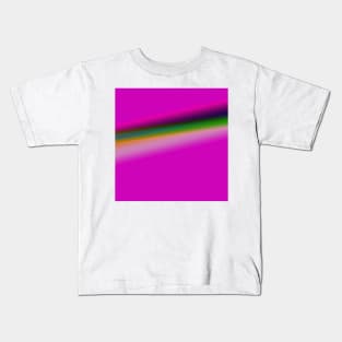 pink green abstract texture design Kids T-Shirt